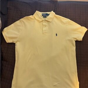 Ralph Lauren Yellow Polo Shirt Classic Preppy Style